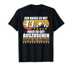 43 Jahre 43. Geburtstag I 43.ter Geburtstag I 43 Geburtstag T-Shirt von GebGesch 43. Geburtstag Geschenke