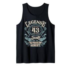 43 Jahre 43. Geburtstag I 43.ter Geburtstag I 43 Geburtstag Tank Top von GebGesch 43. Geburtstag Geschenke