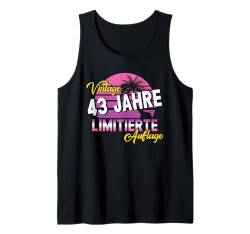 43 Jahre 43. Geburtstag I 43.ter Geburtstag I 43 Geburtstag Tank Top von GebGesch 43. Geburtstag Geschenke