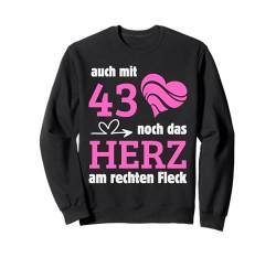 43 Jahre Geburtstag Frau I 43.ter Geburtstag I 43 Geburtstag Sweatshirt von GebGesch 43. Geburtstag Geschenke