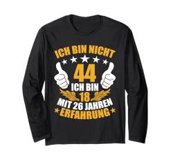 44 Jahre 44. Geburtstag I 44.ter Geburtstag I 44 Geburtstag Langarmshirt von GebGesch 44. Geburtstag Geschenke