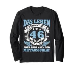 46 Jahre 46. Geburtstag I 46.ter Geburtstag I 46 Geburtstag Langarmshirt von GebGesch 46. Geburtstag Geschenke