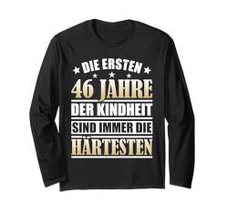 46 Jahre 46. Geburtstag I 46.ter Geburtstag I 46 Geburtstag Langarmshirt von GebGesch 46. Geburtstag Geschenke