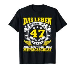 47 Jahre 47. Geburtstag I 47.ter Geburtstag I 47 Geburtstag T-Shirt von GebGesch 47. Geburtstag Geschenke