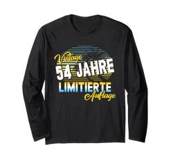 54 Jahre 54. Geburtstag I 54.ter Geburtstag I 54 Geburtstag Langarmshirt von GebGesch 54. Geburtstag Geschenke