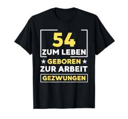 54 Jahre 54. Geburtstag I 54.ter Geburtstag I 54 Geburtstag T-Shirt von GebGesch 54. Geburtstag Geschenke