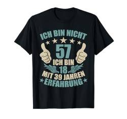 57 Jahre 57. Geburtstag I 57.ter Geburtstag I 57 Geburtstag T-Shirt von GebGesch 57. Geburtstag Geschenke