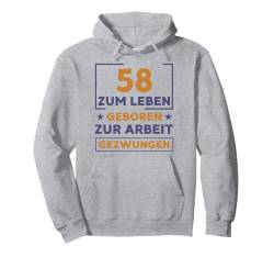 58 Jahre 58. Geburtstag I 58.ter Geburtstag I 58 Geburtstag Pullover Hoodie von GebGesch 58. Geburtstag Geschenke