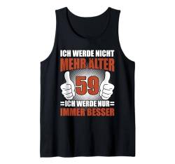 59 Jahre 59. Geburtstag I 59.ter Geburtstag I 59 Geburtstag Tank Top von GebGesch 59. Geburtstag Geschenke