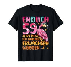 59 Jahre Geburtstag Frau I 59.ter Geburtstag I 59 Geburtstag T-Shirt von GebGesch 59. Geburtstag Geschenke