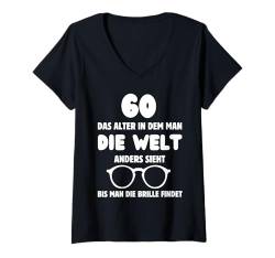 Damen 60 Jahre 60. Geburtstag I 60.ter Geburtstag I 60 Geburtstag T-Shirt mit V-Ausschnitt von GebGesch 60. Geburtstag Geschenke