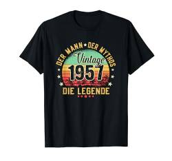 66. Geburtstag Geschenk Mann Mythos Legende Vintage 1957 T-Shirt von Geburtstag Geschenke Männer Frauen BoredMink