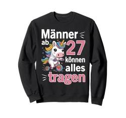 27. Geburtstag Mann Männer Ab 27 Jahre Lustiger Spruch Sweatshirt von Geburtstag Geschenke für Männer zum 27. Geburtstag