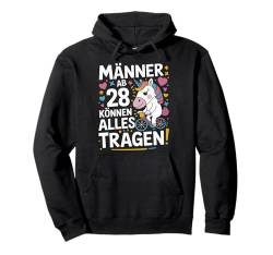 28. Geburtstag Mann Männer Ab 28 Jahre Deko Lustig Geschenk Pullover Hoodie von Geburtstag Geschenke für Männer zum 28. Geburtstag