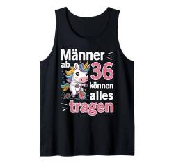 Herren 36. Geburtstag Mann Männer Ab 36 Jahre Lustiger Spruch Tank Top von Geburtstag Geschenke für Männer zum 36. Geburtstag