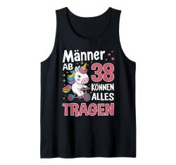 Herren 38. Geburtstag Mann Männer Ab 38 Jahre Lustiger Spruch Tank Top von Geburtstag Geschenke für Männer zum 38. Geburtstag