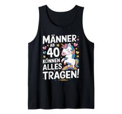 Herren 40. Geburtstag Mann Männer Ab 40 Jahre Deko Lustig Geschenk Tank Top von Geburtstag Geschenke für Männer zum 40. Geburtstag