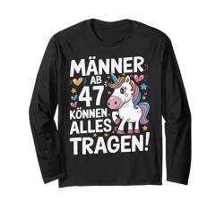 47. Geburtstag Mann Männer Ab 47 Jahre Deko Lustig Geschenk Langarmshirt von Geburtstag Geschenke für Männer zum 47. Geburtstag