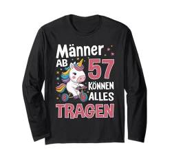 57. Geburtstag Mann Männer Ab 57 Jahre Lustiger Spruch Langarmshirt von Geburtstag Geschenke für Männer zum 57. Geburtstag