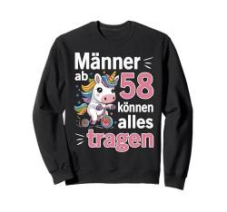 58. Geburtstag Mann Männer Ab 58 Jahre Lustiger Spruch Sweatshirt von Geburtstag Geschenke für Männer zum 58. Geburtstag