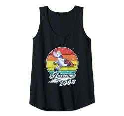 Damen Geburtstag Mädchen Damen Awesome since 2003 Einhorn Unicorn Tank Top von Geburtstag Jahrestag Spruch Einhorn Unicorn