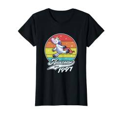 Geburtstag Mädchen Damen Awesome since 1997 Einhorn Unicorn T-Shirt von Geburtstag Jahrestag Spruch Einhorn Unicorn