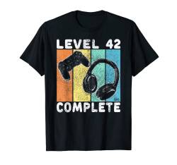Herren Level 42 Complete TShirt 42. Geburtstag Männer Shirt Gamer T-Shirt von Geburtstag T-Shirts Kinder & Erwachsene by KaMi