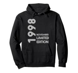 Novembre 1998 - 26 Jahr Retro Vintage 1998 Limited Edition Pullover Hoodie von Geburtstagdesigns Retro Vintage