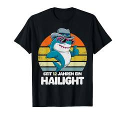 Seit 12 Jahren ein HAILight – Lustiges Hai Geburtstags- T-Shirt von Geburtstagsgeschenk Mann Frau Hai Geschenkidee