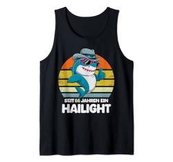 Seit 66 Jahren ein HAILight – Lustiges Hai Geburtstags- Tank Top von Geburtstagsgeschenk Mann Frau Hai Geschenkidee