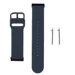Gedourain Silikon-Smartwatch-Band, Verstellbares Ersatz-Uhrenarmband, für Suunto7 (Dunkelblau) von Gedourain