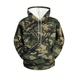 Gefomuofe Sweatjacke Herren Zip Hoodie Camouflage Pullover Herren Sweatjacke Herren mit Kapuze Kapuzenjacke Herren Hoodie Herren mit Reißverschlus Zipper Hoodie Herren Fleecejacke Herren mit Kapuze von Gefomuofe