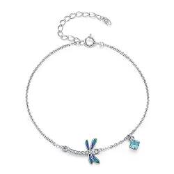 GemKing BSB112 dragonfly bracelet S925 Sterling Silver Bracelet von GemKing