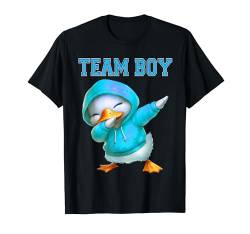 Team Boy Baby Ankündigung Geschlecht Enthüllung Party Entenliebhaber T-Shirt von Gender Reveal Family Party Team Girl Boy Cute Duck