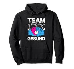 Team Hauptsache Gesund - Gender Reveal Pullover Hoodie von Gender Reveal Party team hauptsache gesund