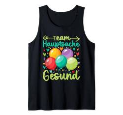 Team Hauptsache Gesund - Gender Reveal Tank Top von Gender Reveal Party team hauptsache gesund