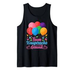 Team Hauptsache Gesund - Gender Reveal Tank Top von Gender Reveal Party team hauptsache gesund