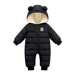 Baby Winter Overall mit Kapuze, Strampler Schneeanzug Jungen Mädchen Langarm Jumpsuit Warm Outfits Geschenk von Generic