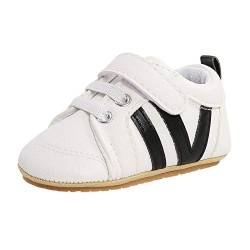 Babyschuhe Taufe Junge Erste weiche Schuhe Outdoor-Sohle Infant -Rutsch- Baby-Turnschuhe Jungen weiche Babyschuhe Ballettschuhe Mädchen (Black, 80) von Generic