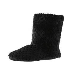 Boote GrüNe Schuhe Damen Damen Stiefel Kurz Damenschuhe Startseite Baumwollschuhe Mittlerer Laufboden Baumwollstiefel können warme Socken Sein Weiß Stiefel Mit Stahlkappe Wasserdicht (Black, 35) von Generic