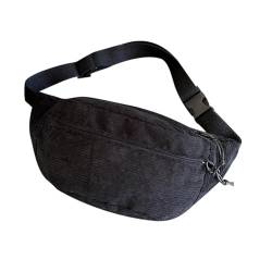 Cord-Umhängetasche – Crescent Bags Cord-Tasche mit verstellbarem Riemen | Reise-Umhängetasche, halbmondförmige Tasche mit großem Fassungsvermögen zum Spazierengehen und Wandern von Generic