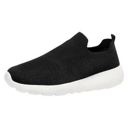 Damen-Sneakers, modisches neues Muster, einfarbig, Schlichter Paar-Stil, Dicke Sohle, bequem, rutschfest, leichte Freizeitschuhe Damen Sexy Party Schuhe (White, 38) von Generic