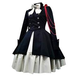 Gothic Lolita Kleid Lila Gotische Kleidung Patchwork-Mode Prinzessin Kragen Vintage-Frauen-Court Frauenkleid Schönes Cosplay-Kostüm von Generic