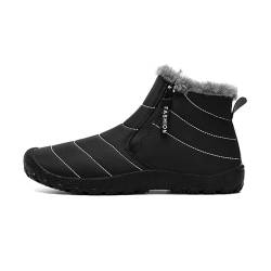 Grünen Warme Schuhe Outdoor Skischuhe Verdickung Braune Damen (Black, 39) von Generic