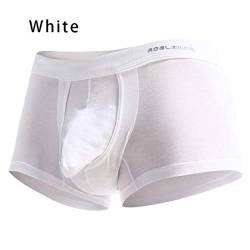 Herren Slips Shorts Männer Unterwäsche Dünne Modal Briefs Atmungsaktiv Underwear Niedrige Taille Sexy Hosen mit Großer Beutel Hipster Ultra-dünne Ohne Kratzenden Herren Slip von Generic