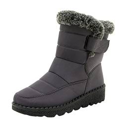 Kniehohe Stiefel Damen Winter Boots Damen Stiefeletten Damen Plateau Leichte Stiefeletten FüR Den üBergang Boots Damen Winter GefüTtert Boots Stiefelette Damen Winter Boots Women von Generic