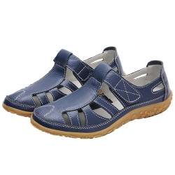 Segeltuchschuhe Herren Spitze Ballerinas Damen Damen-Schuhe, hohl, einfarbig, lässig, modisch, Freizeitschuhe Segeltuchschuhe Herren Spitze Ballerinas Damen schuhe damen slipper herren (Dark Blue, 45) von Generic