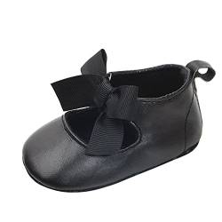 Sneaker Antirutsch Baby Baby Kleinkind Schuhe Kleinkind Schuhe Weiche Prinzessin Babyschuhe Schuhe Damen 35 (Black, 19 Toddler) von Generic