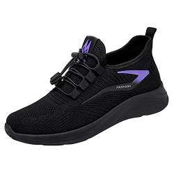 Sneaker Damen Laufschuhe Damen Sneaker Herren Mode Frauen Turnschuhe Flach Leicht Mesh Atmungsaktiv Elastisch Schuhe Flach Damen Sportschuhe Damen Sneaker Damen-Laufschuhe von Generic