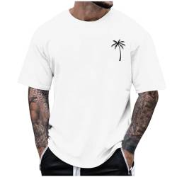 T-shirts für Herren Oversized Sommer Tshirt Los Angeles Oberteile Loose Fit T Shirt Lang Tops Männer Casual Mode Motiv Bekleidung Junge Basic Tee Shirts Vintage Streetwear Baumwolle Sportshirt A17 von Generic